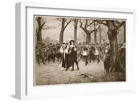 Charles I on His Way to Execution-Ernest Crofts-Framed Giclee Print