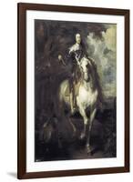 Charles I on Horseback-Sir Anthony Van Dyck-Framed Premium Giclee Print