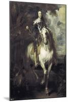 Charles I on Horseback-Sir Anthony Van Dyck-Mounted Premium Giclee Print