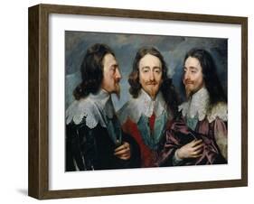 Charles I-Sir Anthony Van Dyck-Framed Giclee Print