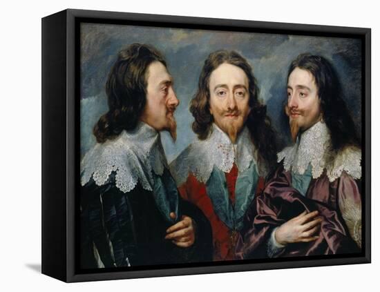 Charles I-Sir Anthony Van Dyck-Framed Stretched Canvas