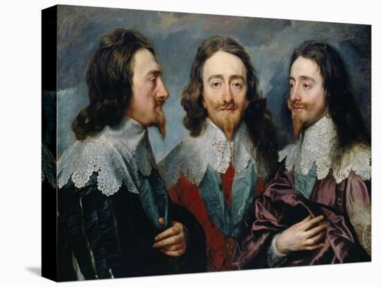 Charles I-Sir Anthony Van Dyck-Stretched Canvas