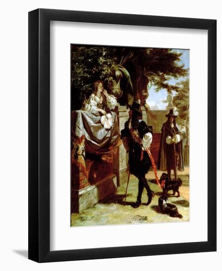 Charles II (1630-85) and Nell Gwynne (1650-87)-Edward Matthew Ward-Framed Giclee Print