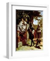 Charles II (1630-85) and Nell Gwynne (1650-87)-Edward Matthew Ward-Framed Giclee Print