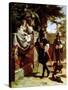 Charles II (1630-85) and Nell Gwynne (1650-87)-Edward Matthew Ward-Stretched Canvas