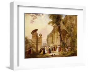 Charles II and His Court Taking the Air-Andrew Mccallum-Framed Giclee Print