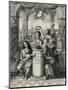 Charles II as Patron of the Royal Society-John Evelyn-Mounted Giclee Print