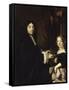 Charles II Couperin (1638-1679), organiste, et la fille de Claude Lefebvre-Claude Lefebvre-Framed Stretched Canvas