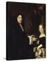 Charles II Couperin (1638-1679), organiste, et la fille de Claude Lefebvre-Claude Lefebvre-Stretched Canvas