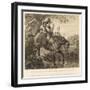 Charles II Escapes-null-Framed Art Print