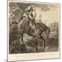 Charles II Escapes-null-Mounted Art Print
