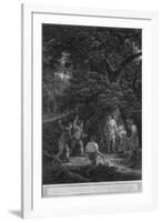 Charles II in the Forest of Boscobel, 1651-Pouney & Rhodes-Framed Giclee Print