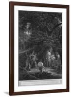 Charles II in the Forest of Boscobel, 1651-Pouney & Rhodes-Framed Giclee Print