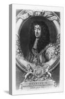Charles II, King of England-George Vertue-Stretched Canvas