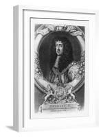 Charles II, King of England-George Vertue-Framed Giclee Print