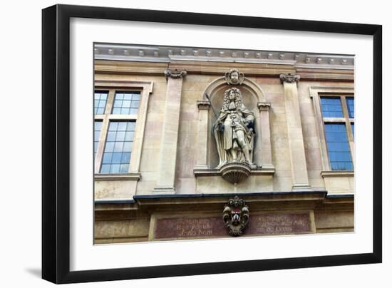 Charles II on Custom House, Kings Lynn, Norfolk-Peter Thompson-Framed Photographic Print