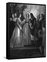 Charles II receiving the Duchess of Orleans at Dover, 1670, (1804)-William Bromley-Framed Stretched Canvas