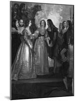 Charles II receiving the Duchess of Orleans at Dover, 1670, (1804)-William Bromley-Mounted Giclee Print