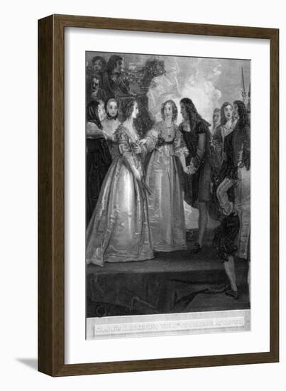 Charles II Receiving the Duchess of Orleans at Dover, 1670-William Bromley-Framed Giclee Print