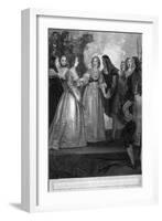 Charles II Receiving the Duchess of Orleans at Dover, 1670-William Bromley-Framed Giclee Print