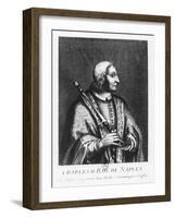 Charles II, the Lame, King of Naples-Pierre Duflos-Framed Giclee Print