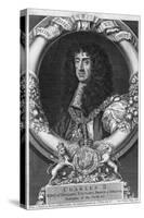 Charles II (Vertue Eng.)-George Vertue-Stretched Canvas