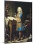 Charles III of Spain as a Child-Jean Ranc-Mounted Art Print
