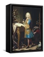 Charles III of Spain as a Child-Jean Ranc-Framed Stretched Canvas