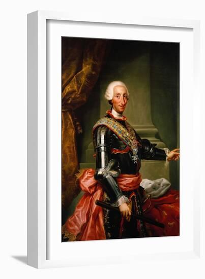 Charles III of Spain, C. 1761-Anton Raphael Mengs-Framed Giclee Print