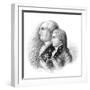 Charles IV, King of Spain and His Son Ferdinand Vii, 19th Century-Cooper-Framed Giclee Print