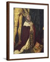 Charles Iv of Luxembourg Kneeling-null-Framed Giclee Print