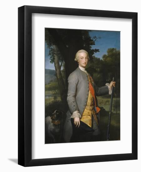 Charles IV of Spain as Prince of Asturias, Ca 1764-1765-Anton Raphael Mengs-Framed Premium Giclee Print