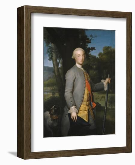 Charles IV of Spain as Prince of Asturias, Ca 1764-1765-Anton Raphael Mengs-Framed Giclee Print