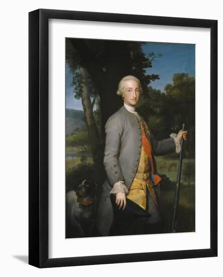 Charles IV of Spain as Prince of Asturias, Ca 1764-1765-Anton Raphael Mengs-Framed Giclee Print