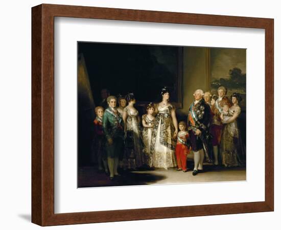 Charles Iv's Family, 1800, Spanish School-Francisco de Goya-Framed Giclee Print