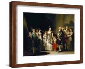 Charles Iv's Family, 1800, Spanish School-Francisco de Goya-Framed Giclee Print