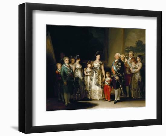 Charles Iv's Family, 1800, Spanish School-Francisco de Goya-Framed Giclee Print