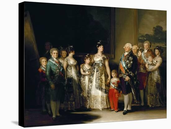 Charles Iv's Family, 1800, Spanish School-Francisco de Goya-Stretched Canvas