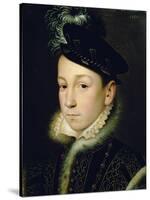 Charles IX (1550-74)-Francois Clouet-Stretched Canvas