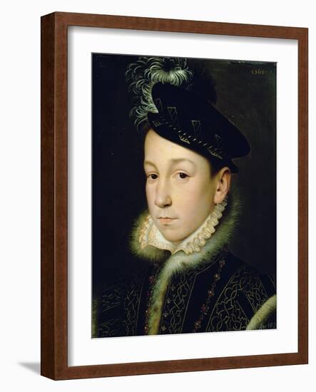 Charles IX (1550-74)-Francois Clouet-Framed Giclee Print