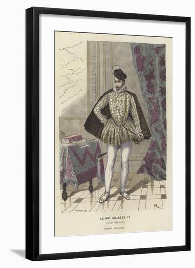 Charles IX, King of France, 16th Century-null-Framed Giclee Print