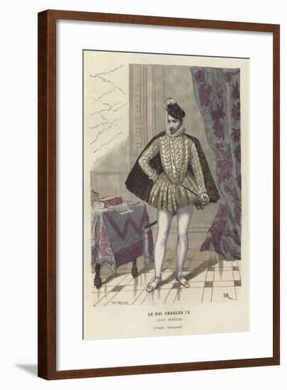 Charles IX, King of France, 16th Century-null-Framed Giclee Print