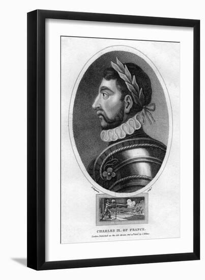 Charles IX, King of France-J Chapman-Framed Giclee Print