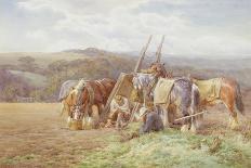 A Rest by the Way-Charles James Adams-Giclee Print