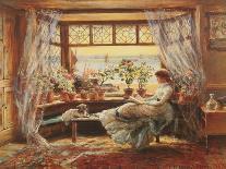 Reading by the Window-Charles James Lewis-Premium Giclee Print