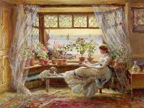 Reading by the Window-Charles James Lewis-Premium Giclee Print