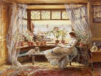 Reading by the Window, Hastings-Charles James Lewis-Stretched Canvas