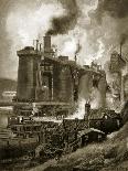 Blast Furnaces of the Period-Charles John De Lacy-Framed Giclee Print