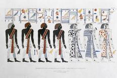 'Hieroglyphics from the Tombs of the Kings at Thebes, discovered by G Belzoni', 1820-1822-Charles Joseph Hullmandel-Giclee Print