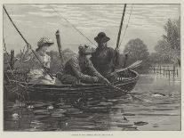 Fishing on the Norfolk Broads-Charles Joseph Staniland-Giclee Print